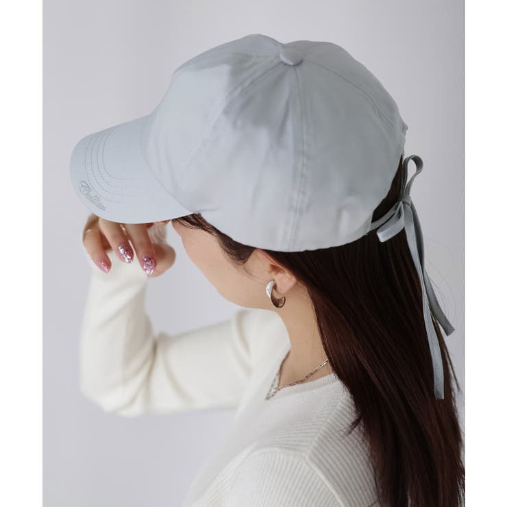 バックリボンサテンキャップ | Riberry | 詳細画像13 