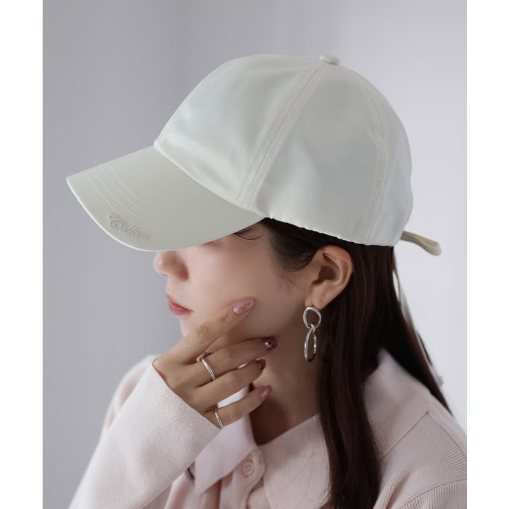 バックリボンサテンキャップ | Riberry | 詳細画像8 