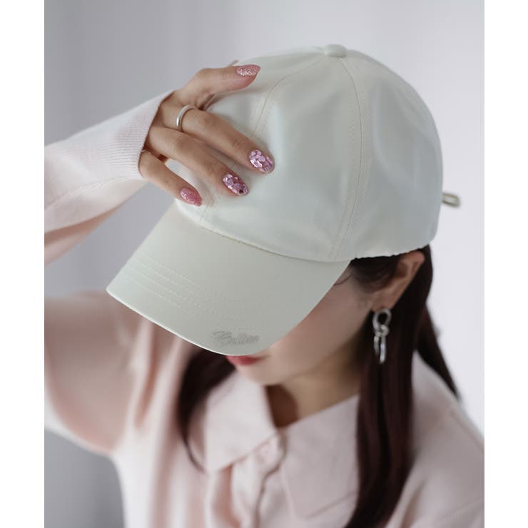アイボリー | バックリボンサテンキャップ | Riberry