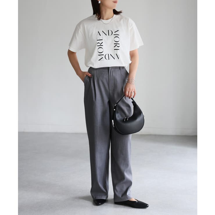 スクエアロゴプリント半袖Tシャツ | Riberry | 詳細画像15 