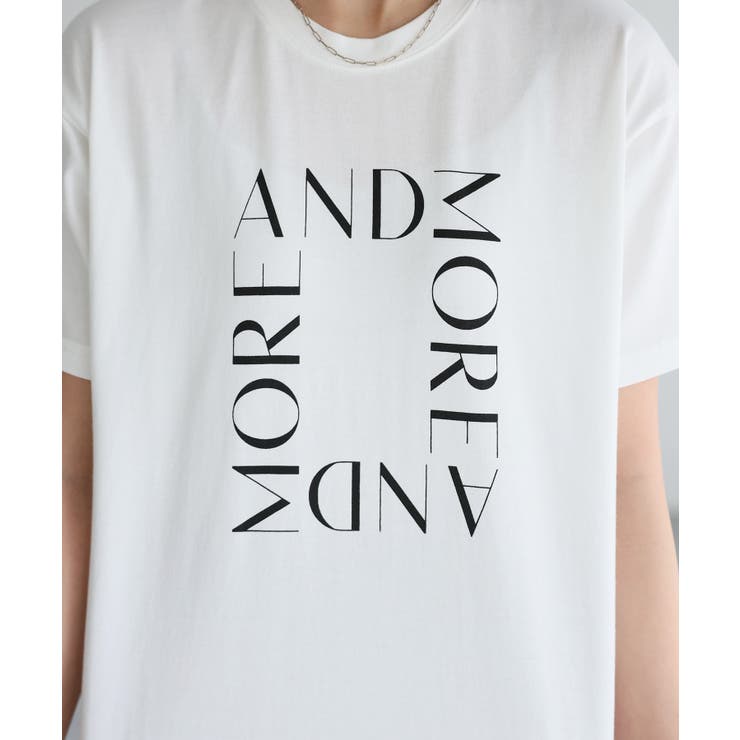 スクエアロゴプリント半袖Tシャツ | Riberry | 詳細画像36 