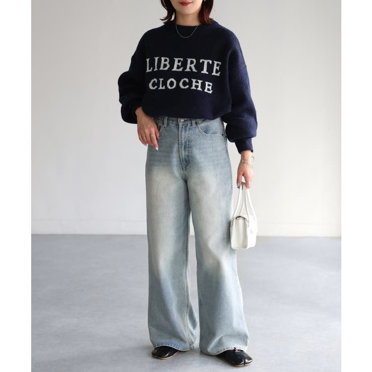 ロゴジャガードニット | Riberry | 詳細画像14 