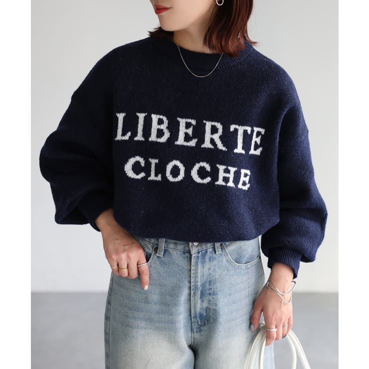 ロゴジャガードニット | Riberry | 詳細画像3 