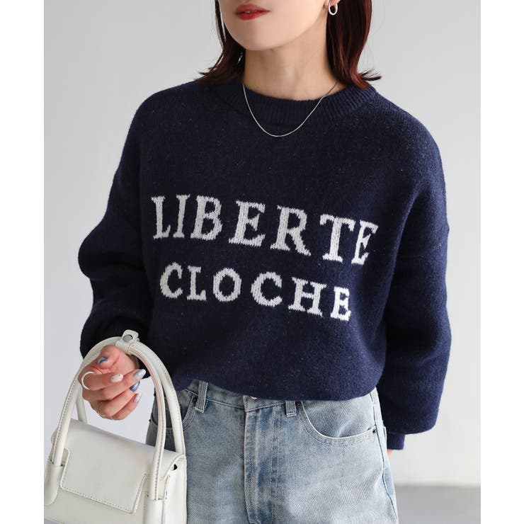 ロゴジャガードニット | Riberry | 詳細画像4 