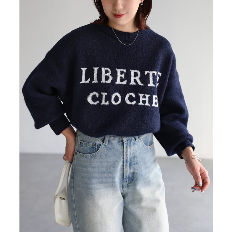 ロゴジャガードニット | Riberry | 詳細画像6 