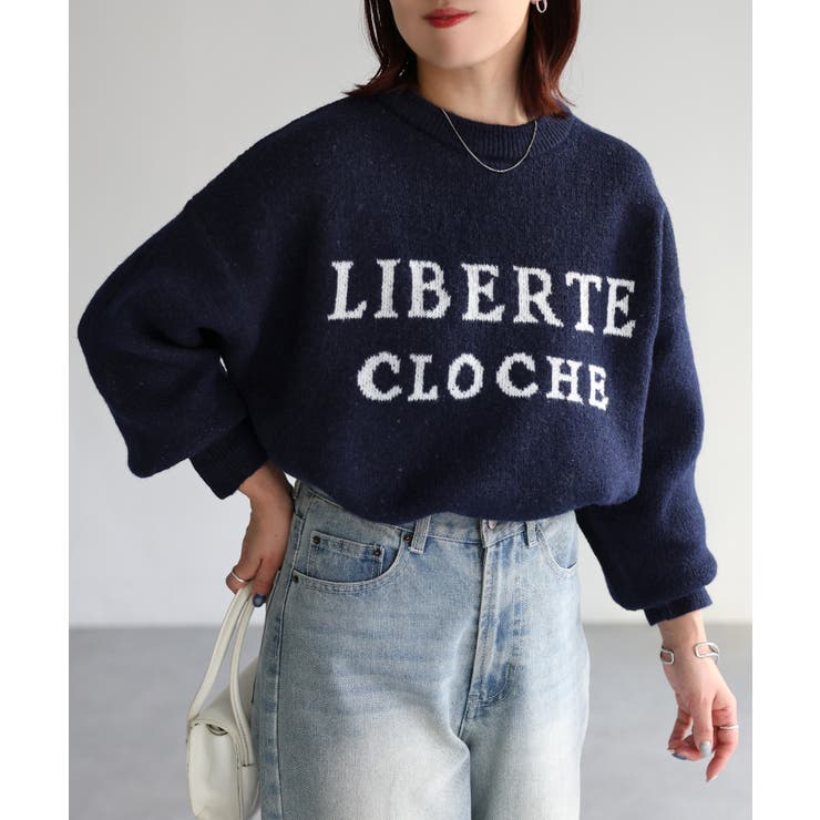 ロゴジャガードニット | Riberry | 詳細画像8 