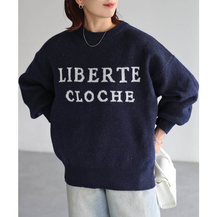 ロゴジャガードニット | Riberry | 詳細画像9 