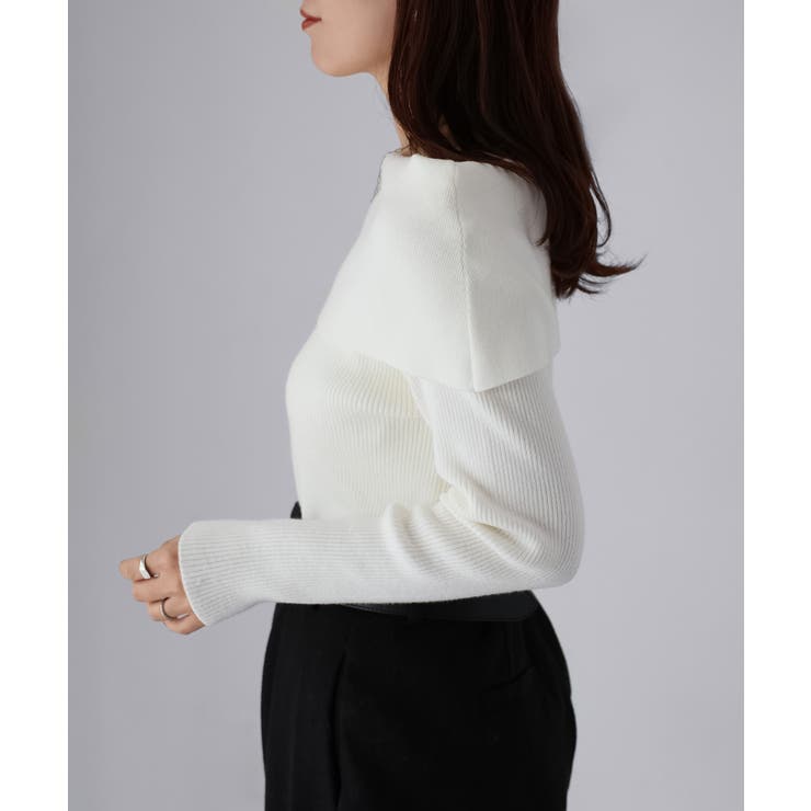 アシメオフショルニット | Riberry | 詳細画像13 