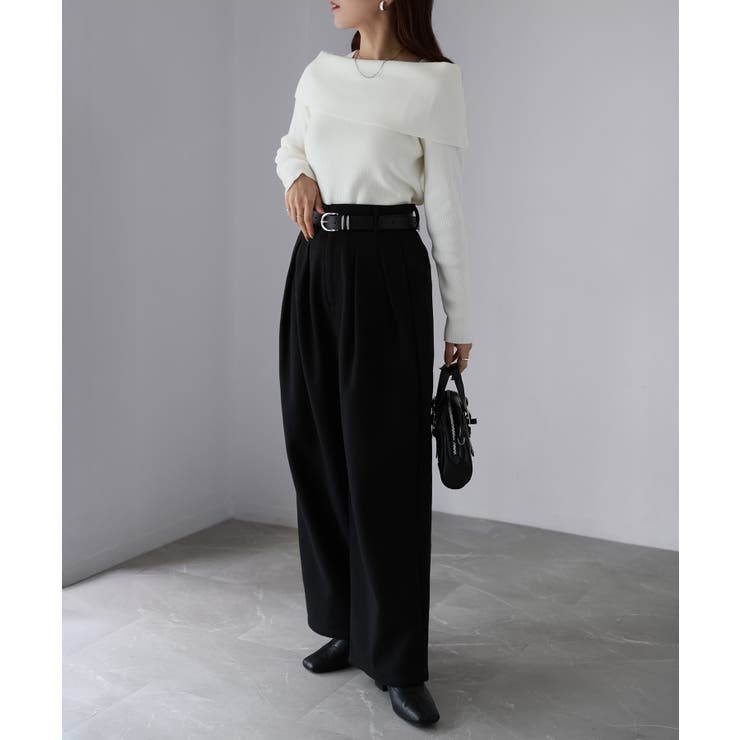 アシメオフショルニット | Riberry | 詳細画像16 