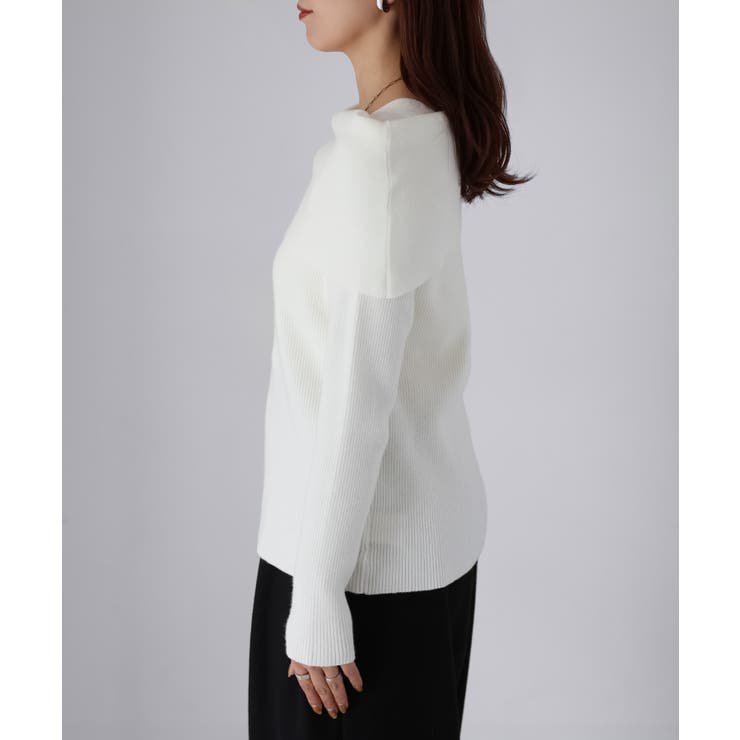 アシメオフショルニット | Riberry | 詳細画像26 