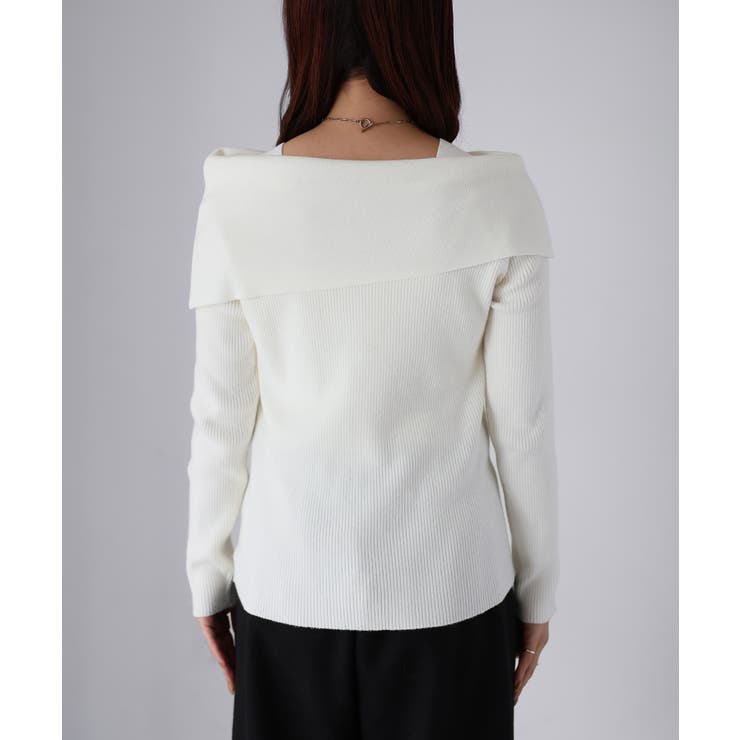 アシメオフショルニット | Riberry | 詳細画像27 