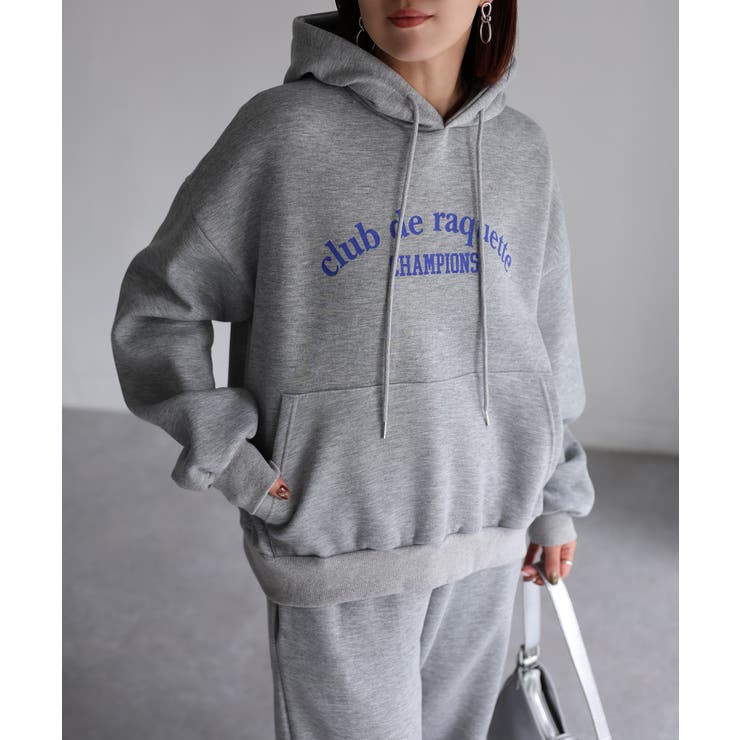 裏起毛パーカー/ロゴスウェット セットアップ | Riberry | 詳細画像11 