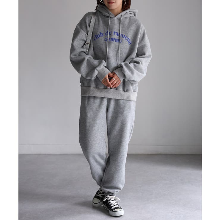 裏起毛パーカー/ロゴスウェット セットアップ | Riberry | 詳細画像15 