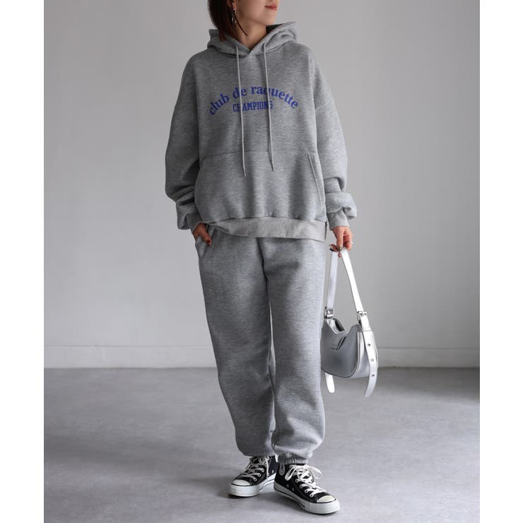 裏起毛パーカー/ロゴスウェット セットアップ | Riberry | 詳細画像17 