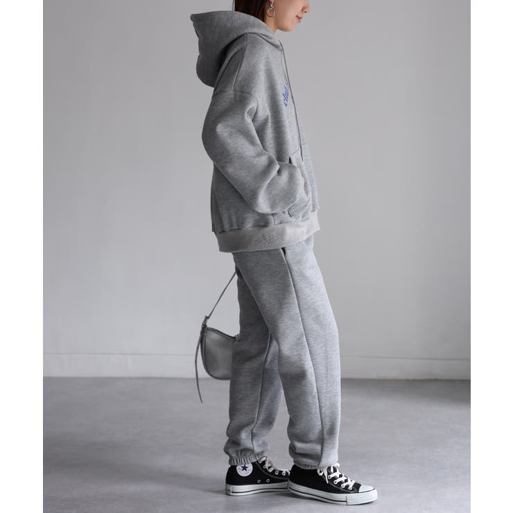 裏起毛パーカー/ロゴスウェット セットアップ | Riberry | 詳細画像18 