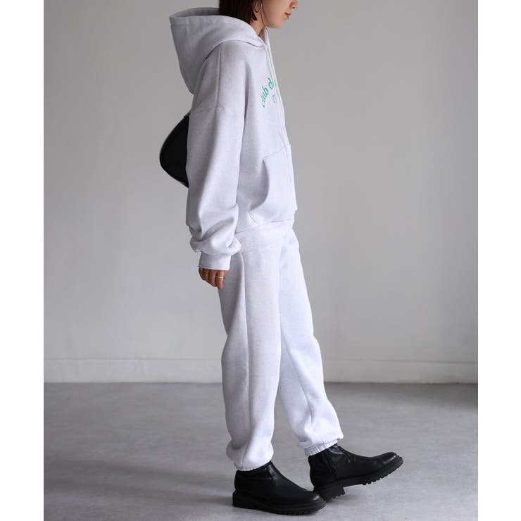 裏起毛パーカー/ロゴスウェット セットアップ | Riberry | 詳細画像7 