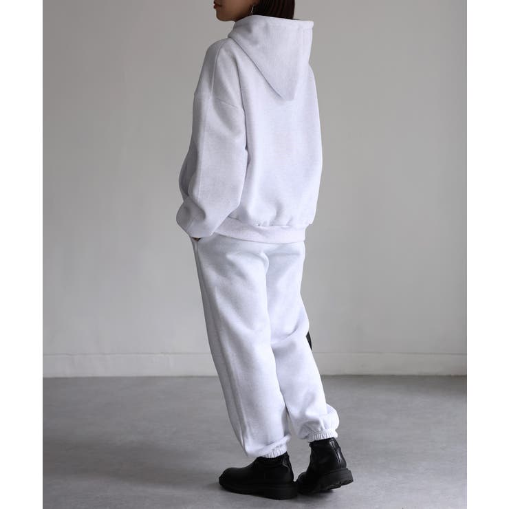 裏起毛パーカー/ロゴスウェット セットアップ | Riberry | 詳細画像8 