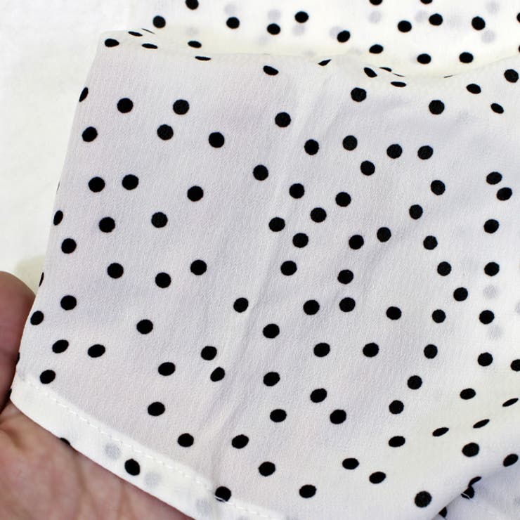 Nymphai 変形ドットパネルフレアコート 個性的 水玉 女優襟 Nymphai 変形ドットパネルフレアコート 個性的 水玉 女優襟