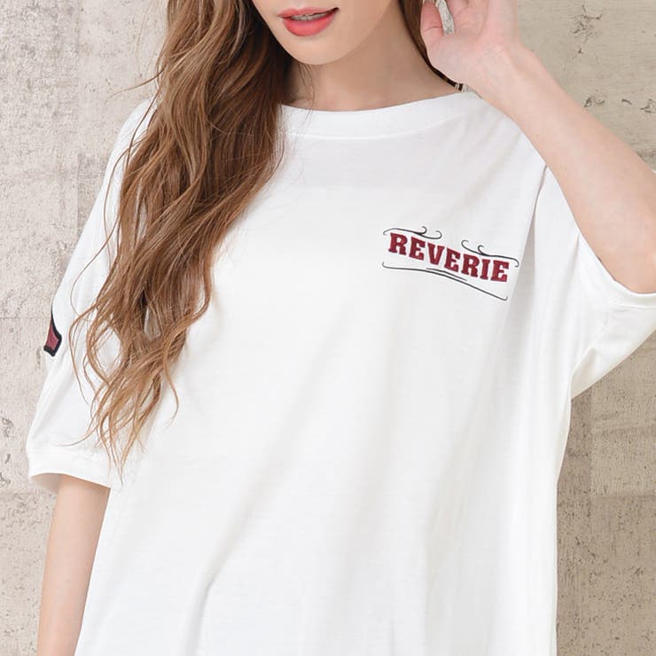 サテンロゴクルードルマンチュニックPO プルオーバー Tシャツ [品番：NETW0000647]｜Riff（リフ）のレディースファッション通販｜SHOPLIST（ショップリスト）