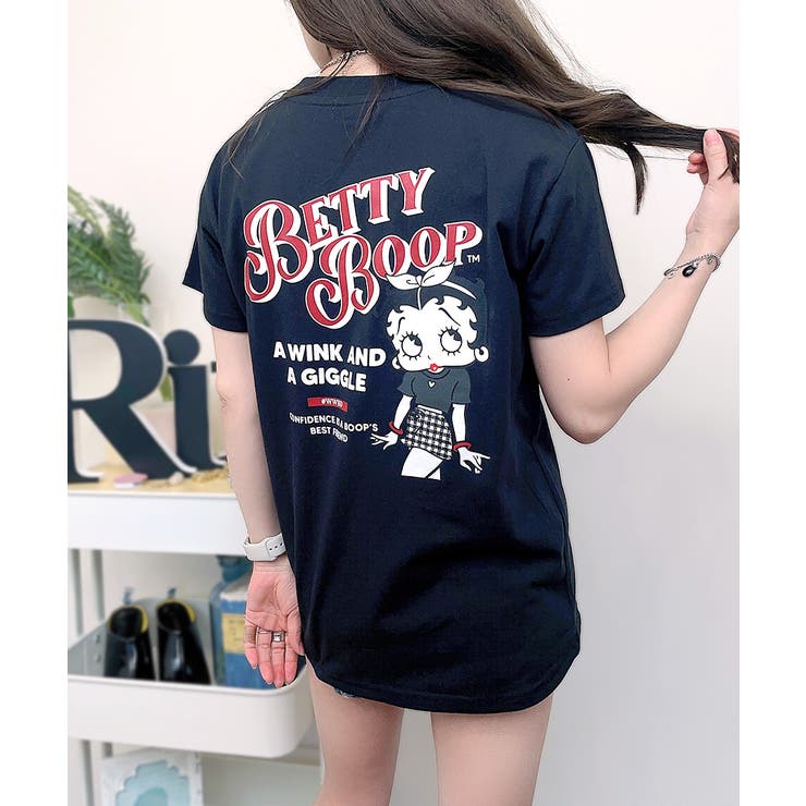 BETTYBOOPバックプリントTシャツ キャラT ベティちゃん