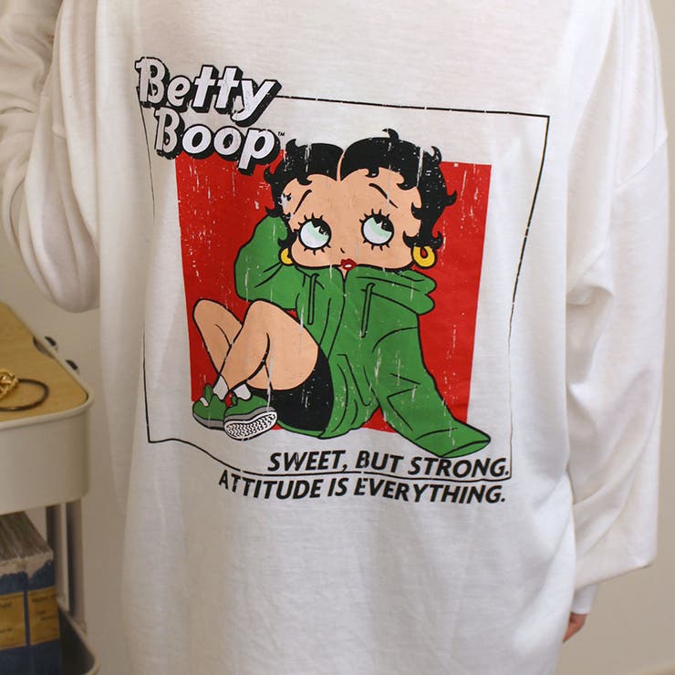 BETTYBOOPロンT キャラT ベティちゃん[品番：NETW0001321]｜Riff（リフ