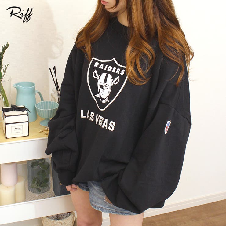 NFL裏毛BIG長袖 コラボスウェット コラボトレーナー[品番：NETW0000901