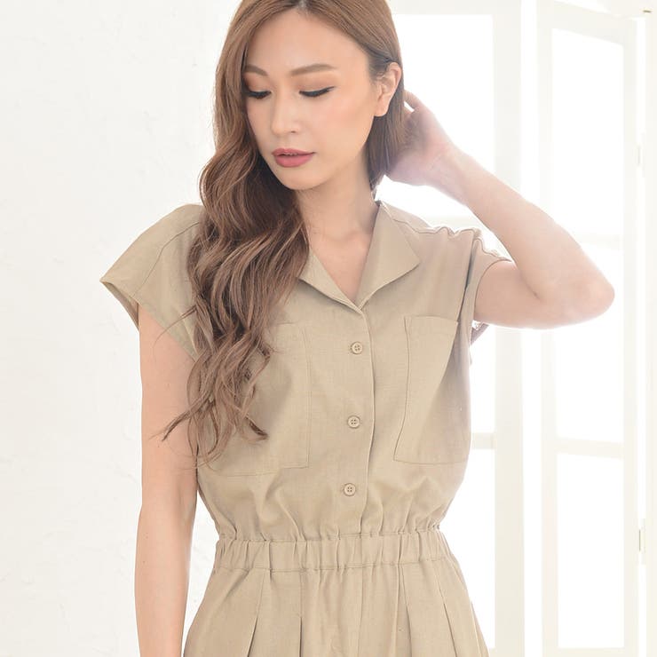 TOBILA ファッション EDITION raspile別注 ジャンプスーツ サロペット