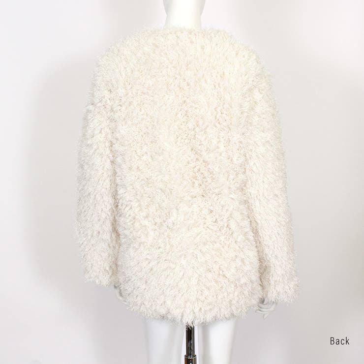 美品✩フード有り✩ロシアンリス✩ファーコート✩XL✩軽難有 ビジューリボンショートフードコート ｜ LIZ LISA（リズリサ