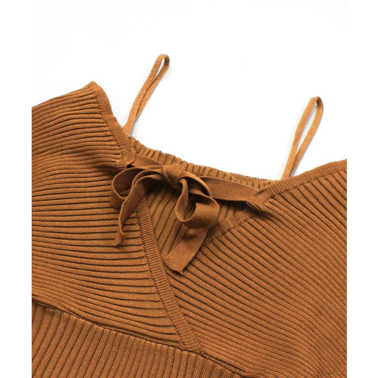 デコルテ見せリブニット セーター トップス | Riff | 詳細画像26 