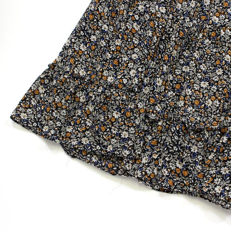 美品 絡繰魂 現行 ロングスカート XL ベロア ドローコード 蝶 猫 花柄 楽天市場】花柄スカート スカート レディース ボトムス ロング