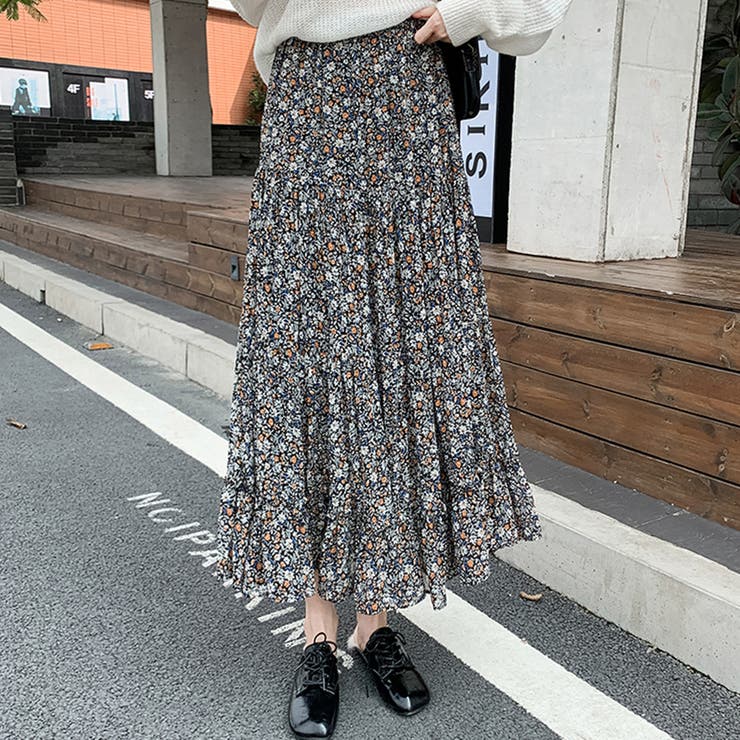 SONIA RYKIEL 花柄 レーヨン ラップアラウンドスカート T38 SONIA RYKIEL 花柄 レーヨン ラップアラウンドスカート T38