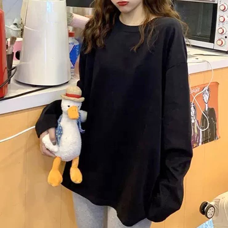 ビッグシルエットロンT プルオーバー ロングTシャツ[品番：NETW0000820