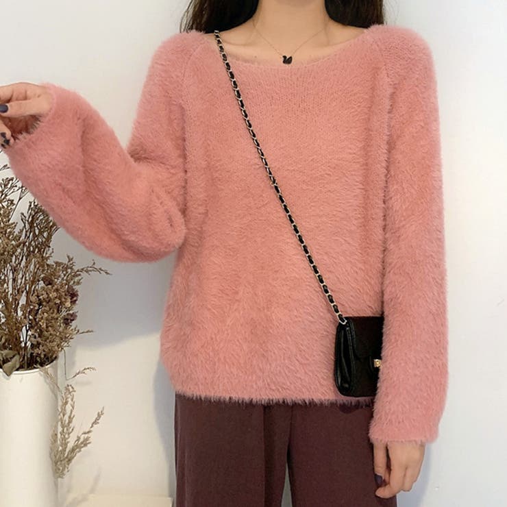 シャギーニット セーター ボートネック 品番 Netw Riff リフ のレディースファッション通販 Shoplist ショップリスト