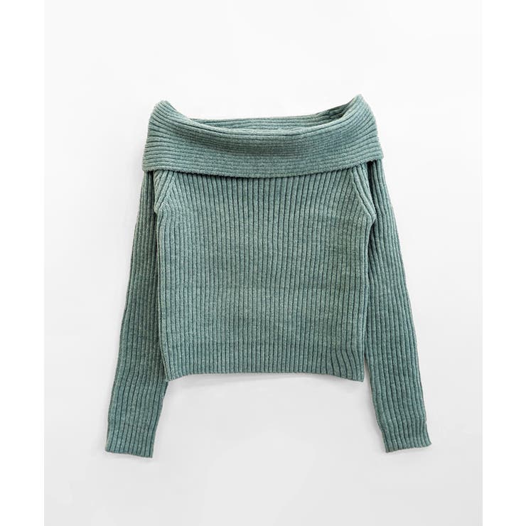 オフショルニットトップス オフショルダー オフタートル | Riff | 詳細画像68 