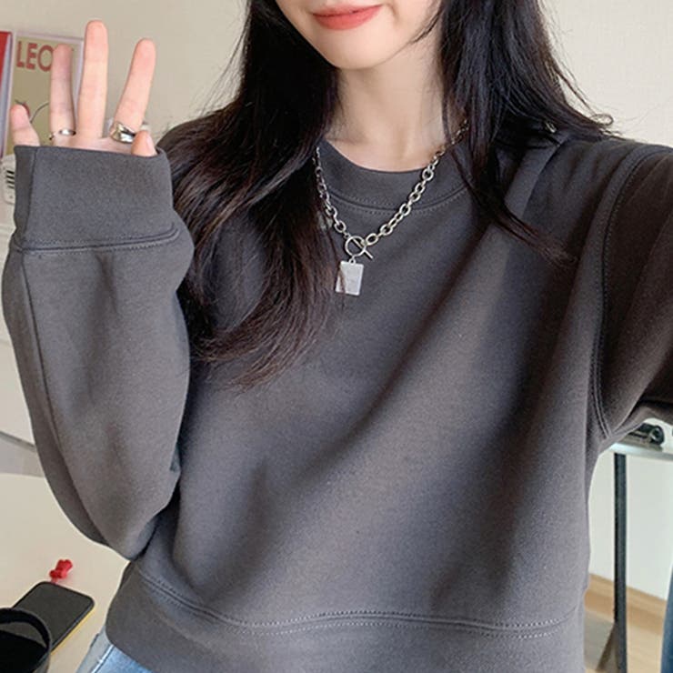 パフスリーブスウェットトップスシートーキョーJess