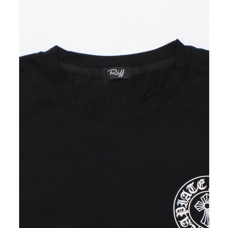 ヒョウ柄クロスTシャツ ロンT 豹柄[品番：NETW0001242]｜Riff（リフ