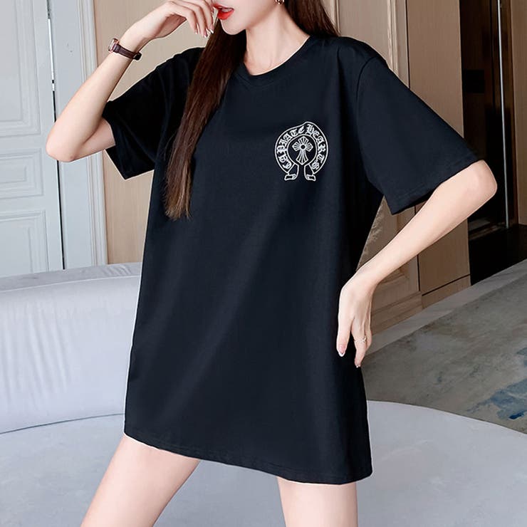 ヒョウ柄クロスTシャツ ロンT 豹柄[品番：NETW0001242]｜Riff