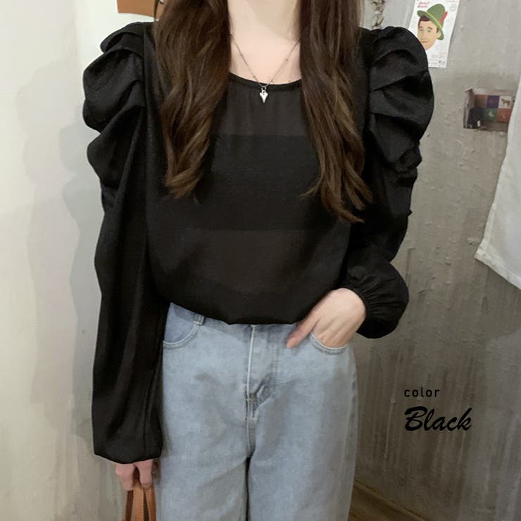 パワショルトップス シースルー パワーショルダー[品番