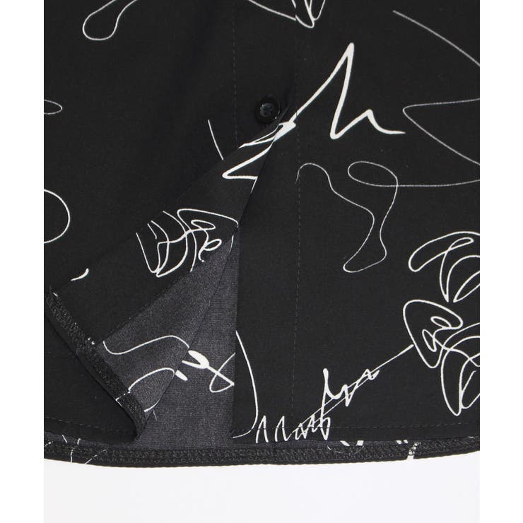 上品にきまるシンプル柄シャツ 英字 レトロ | Riff | 詳細画像22 