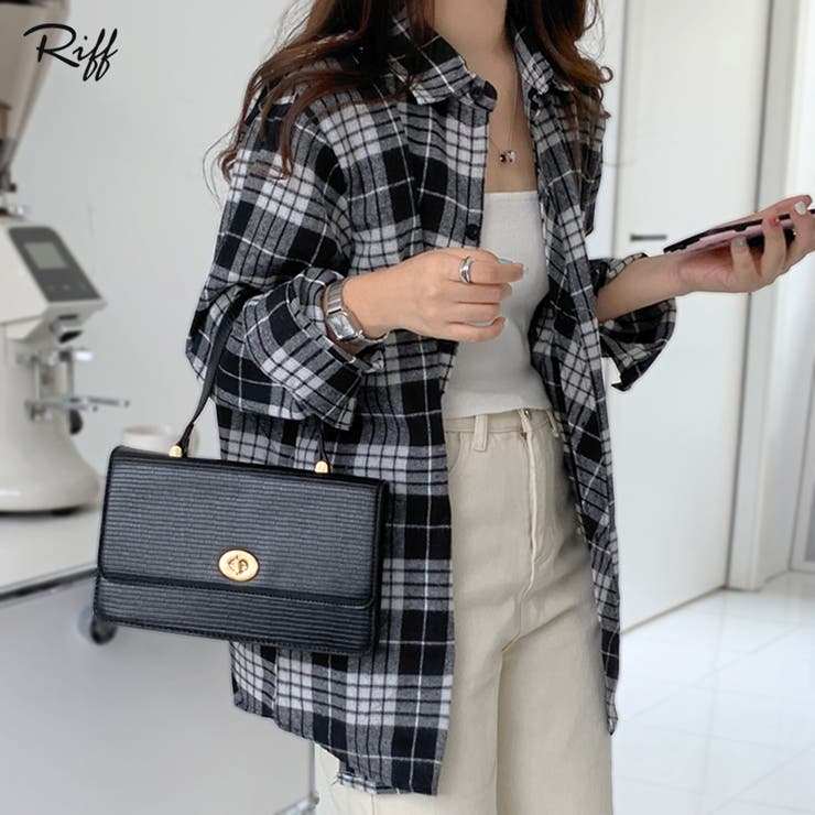 チェックシャツ ゆるシャツ 羽織り 品番 Netw Riff リフ のレディースファッション通販 Shoplist ショップリスト