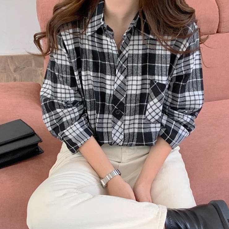 チェックシャツ ゆるシャツ 羽織り 品番 Netw Riff リフ のレディースファッション通販 Shoplist ショップリスト
