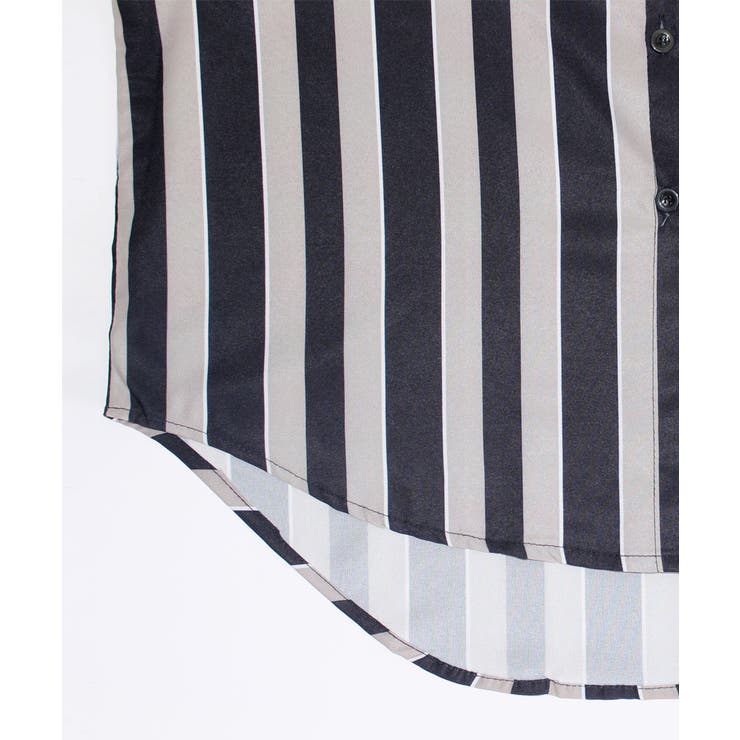 着映えする太ストライプがアクセントに ストライプシャツ ゆるシャツ | Riff | 詳細画像21 