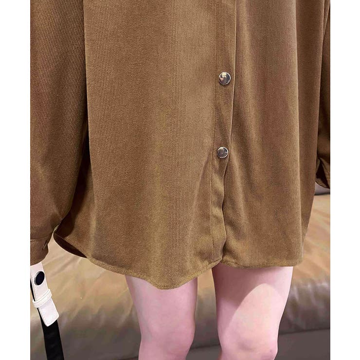 BIGシャツ コーデュロイ ゆるシャツ | Riff | 詳細画像15 