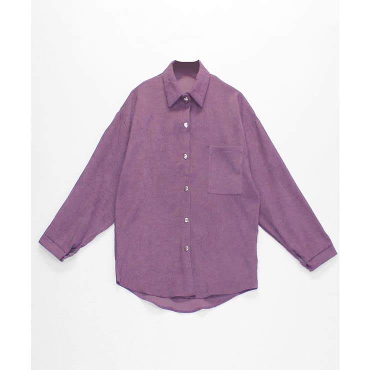 BIGシャツ コーデュロイ ゆるシャツ | Riff | 詳細画像42 