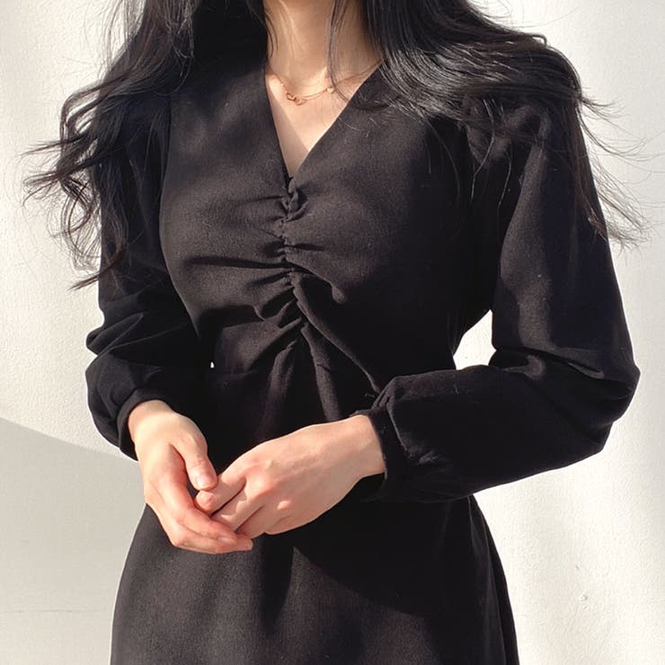 マーメイドワンピース 裾フリル ロングワンピース | Riff | 詳細画像17 