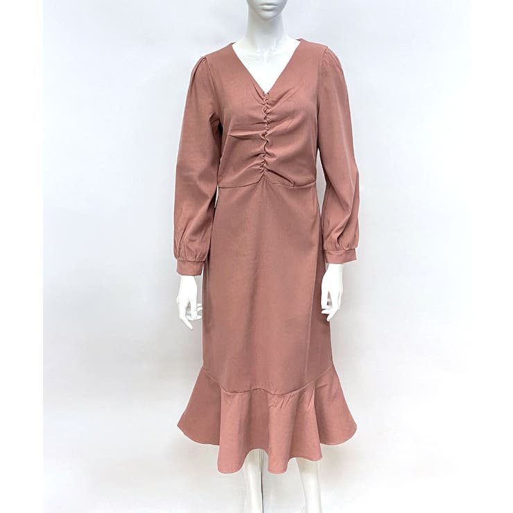 マーメイドワンピース 裾フリル ロングワンピース | Riff | 詳細画像21 