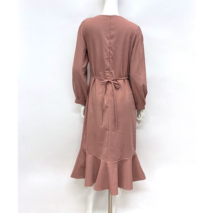 マーメイドワンピース 裾フリル ロングワンピース | Riff | 詳細画像23 