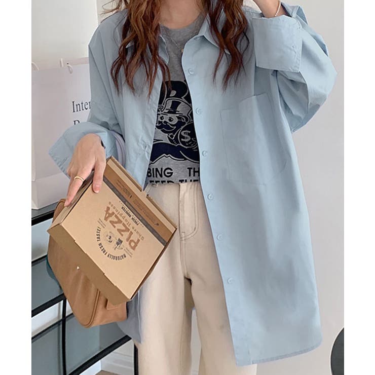 ビッグシルエットで抜け感をメイク カラーシャツ オーバーサイズ | Riff | 詳細画像12 