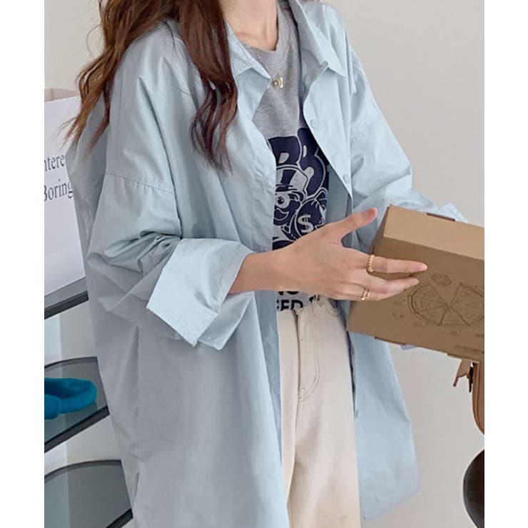 ビッグシルエットで抜け感をメイク カラーシャツ オーバーサイズ | Riff | 詳細画像13 