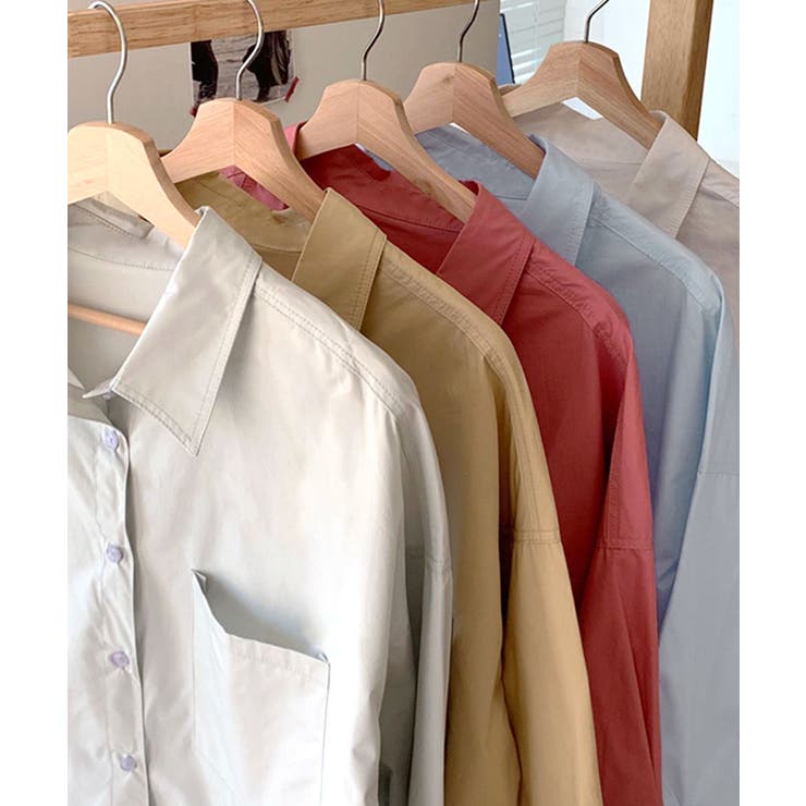 ビッグシルエットで抜け感をメイク カラーシャツ オーバーサイズ | Riff | 詳細画像16 